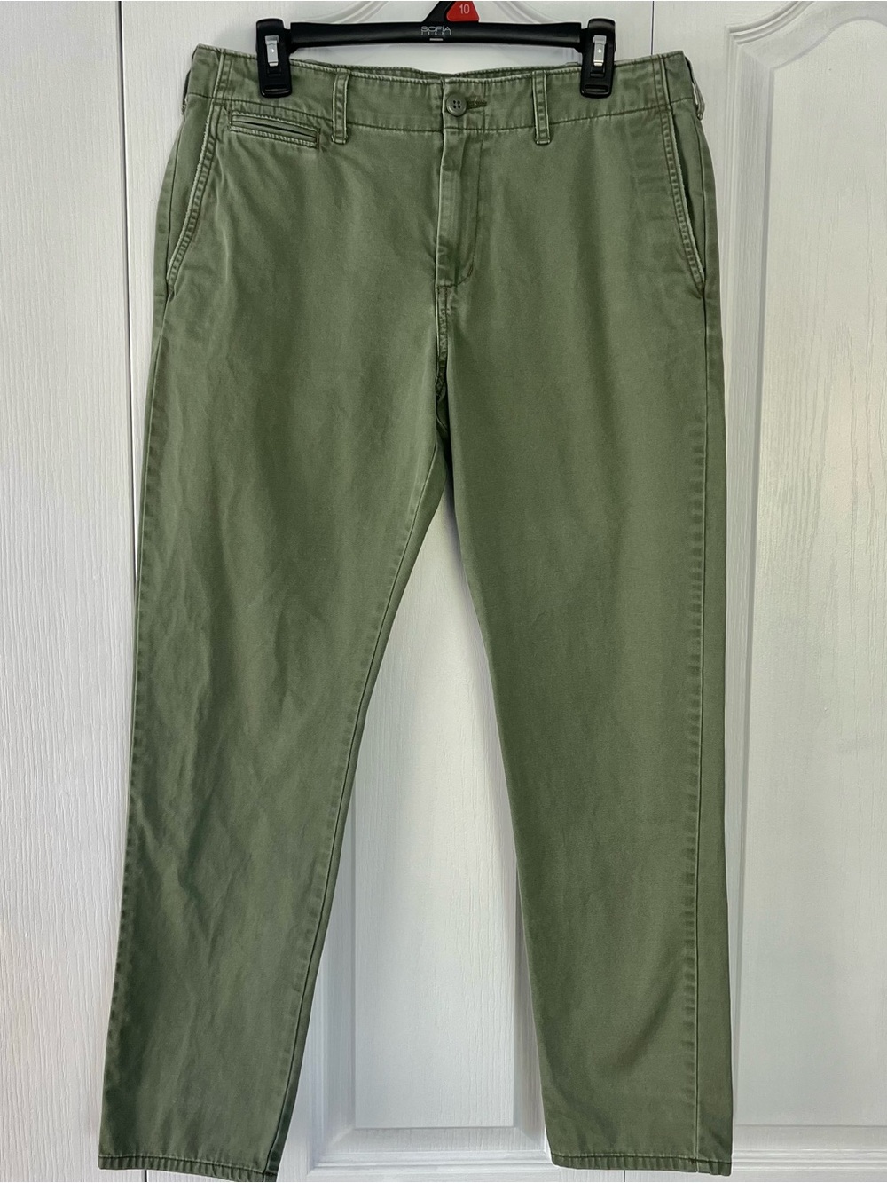 Denim & Supply Ralph Lauren Men's Army Green 100% Cotton Chino Pants Size 30